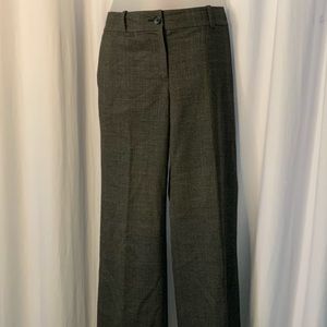 Ladies Grey/Brown Tweed Size 2P Ann Taylor Petite Slacks. True Pockets. Boot cut